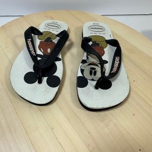 Havaianas Mickey Mouse Kids Flip Flops Alpargatas Child Size 1/2
